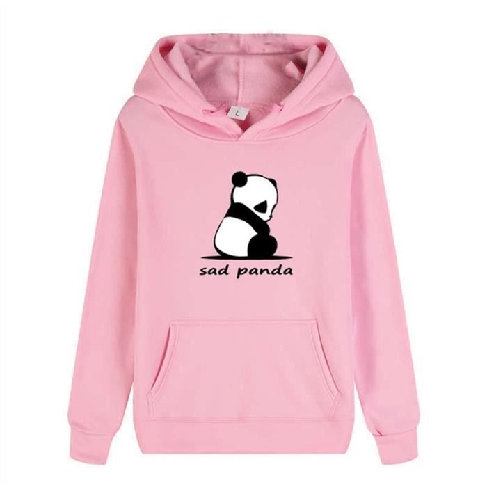 sweat a capuche rose