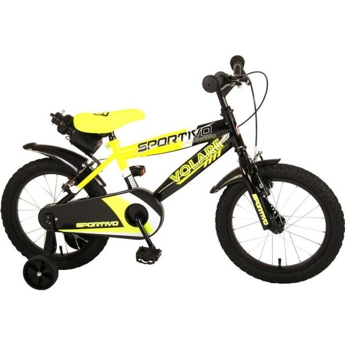 V lo Enfant Gar on Sportivo 16 Pouces Freins sur Le Guidon Roues