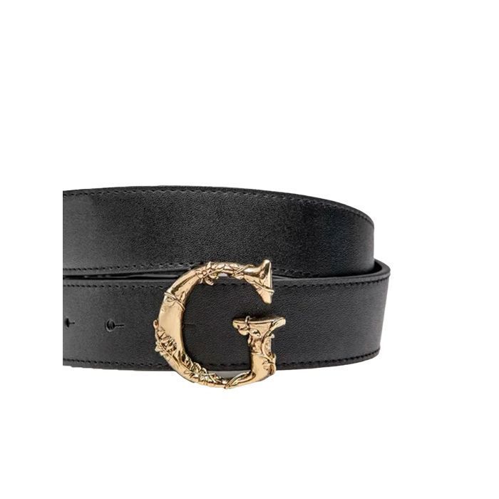 Ceinture GUESS Pour Femme - 100% Cuir De Vachette, Boucle Dorée/or, Neuve Avec étiquettes