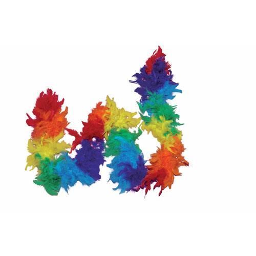 Boa en plumes - PTIT CLOWN - 1,80m - Multicolore - Accessoire de soirée