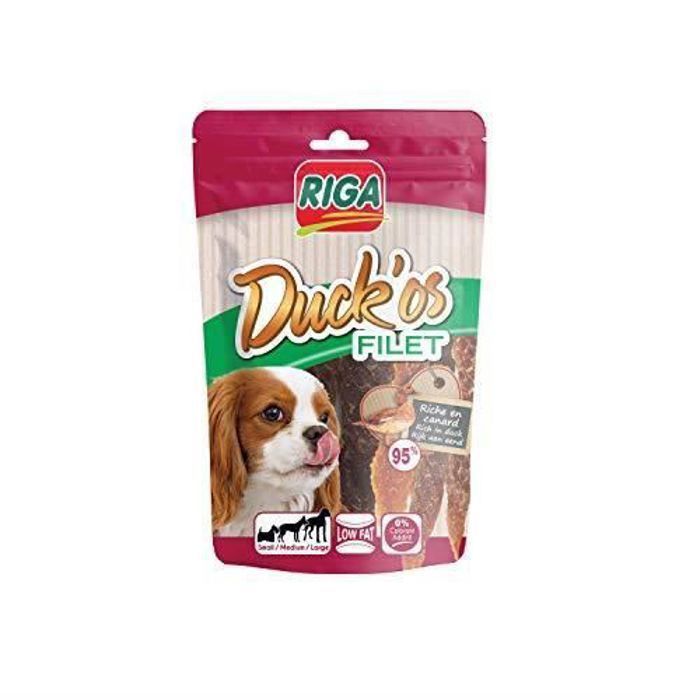 Friandise - RIGA - Riga DuckOs Filet pour Chien 80 g - Faible en calories Friandise - RIGA - Riga DuckOs Filet pour Chien 80 g - Faible en calories