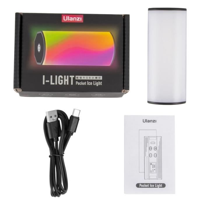 Light USB Portable Lampe Vidéo Magnétique Pour OSMO 3 - Lumière Rempliage Réglable Température Couleur | Accessoire Vlogging Osmo Action 4 Light USB Portable Lampe Vidéo Magnétique Pour OSMO 3 - Lumière Rempliage Réglable Température Couleur | Accessoire Vlogging Osmo Action 4