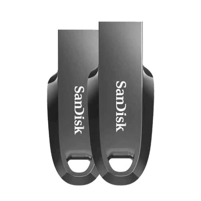 2 x Clé USB SanDisk Ultra Curve USB 3.2 Gen1 100MB/ SDCZ550 032G G46 Flash Drive paquet de deux - vue 2
