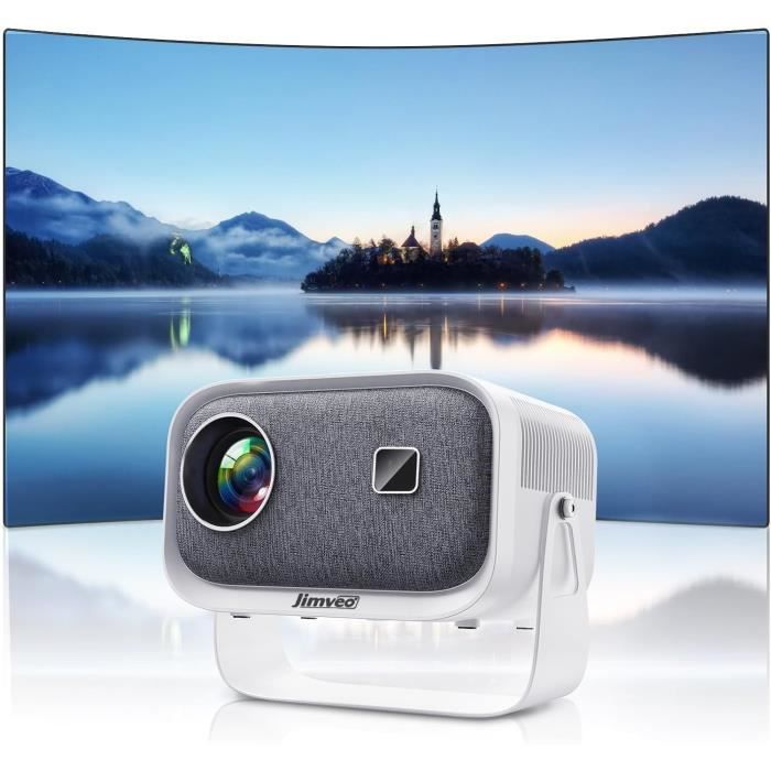 Videoprojecteur Portable VISULAPEX - 720P HD, WiFi 5G, Bluetooth 5.2 - Rotation 360° - Pour Films, Gaming