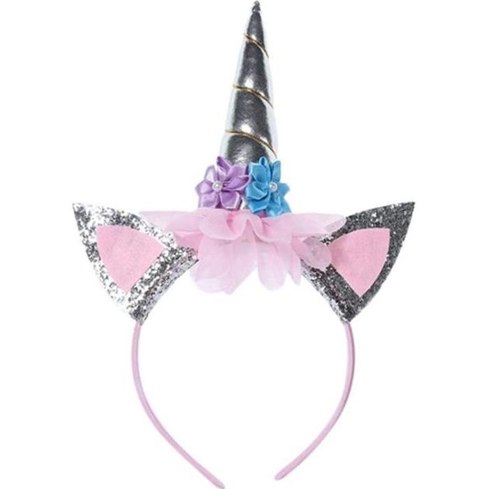 Lovely Animal Serre Tete Enfant Fete Licorne Et Petit Fleurs Bandeau Cheveux Pour Bebe Fille Cdiscount Au Quotidien