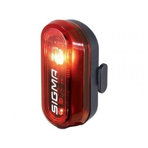 Feu Arrière Vélo AXA City Rear 3 LED – Fixation Porte-Bagages 80 Mm Avec Piles