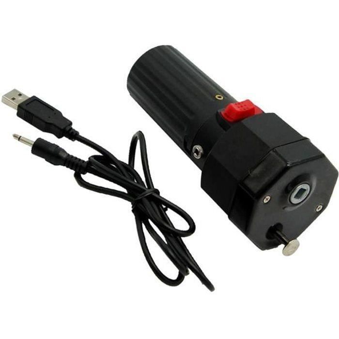 Moteur Tournebroche Onlyfire - Électrique 2 Tours/min - 4W - Compatible Weber, Char-Broil - Noir