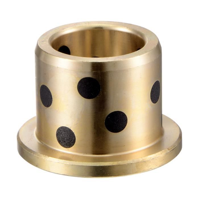 Manchon Roulement à Bride 25x28x15 Mm - Douille Autolubrifiante Sans Huile, Pour Machines Agricoles Et Industrielles