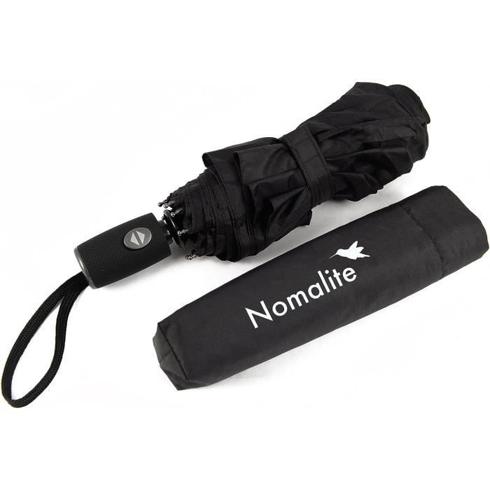 Parapluie Grande Taille 3-4 Personnes - Imperméable Coupe-Vent Avec 12 Baleines Fibre De Verre