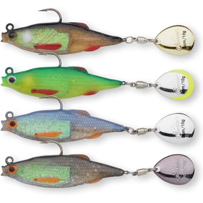 Berkley Pulse Spintail - visaas set met 6 jig-spinners. Geschenkdoos voor vissers die op baars, snoek, rap, döbel en forel vissen. spinaas, tail spin, spinnerbait.,Gemengde Maten,diverse kleuren Berkley Pulse Spintail - visaas set met 6 jig-spinners. Geschenkdoos voor vissers die op baars, snoek, rap, döbel en forel vissen. spinaas, tail spin, spinnerbait.,Gemengde Maten,diverse kleuren