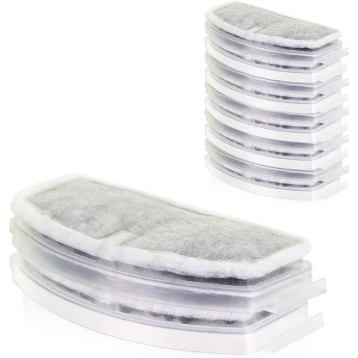Lot De 7 Filtres à Charbon Actif Compatibles Joseph - Rectangulaires Pour Poubelle à Compost