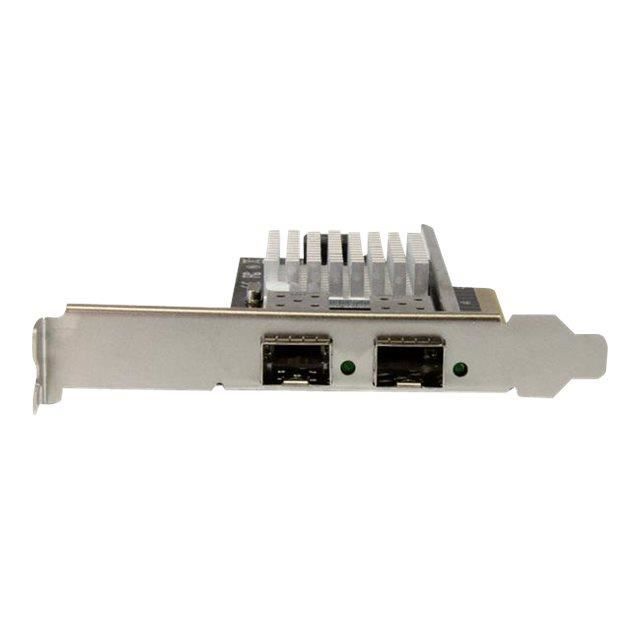 STARTECH Carte réseau PCI Express à 2 ports fibre optique 10 Gigabit Ethernet avec SFP+ ouvert
