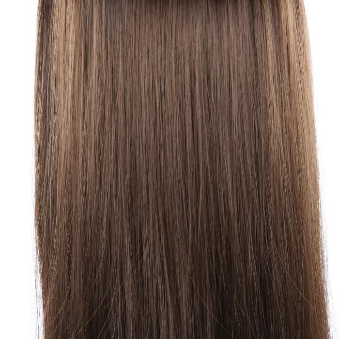 Tête de mannequin - SURENHAP - Professionnelle - Cheveux haute température - 65 cm - Mixte