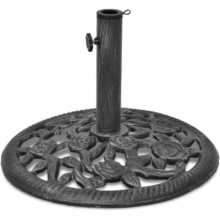 Socle de parasol en fonte 12 kg 48 cm Socle de parasol en fonte 12 kg 48 cm