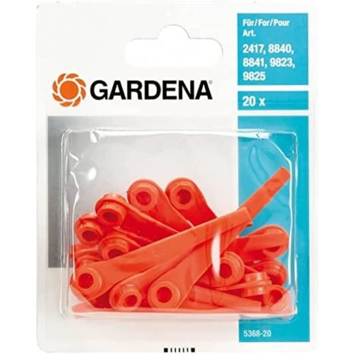 Fdit Lame En Plastique De Tondeuse à Gazon 25 Lames De Coupe-herbe De