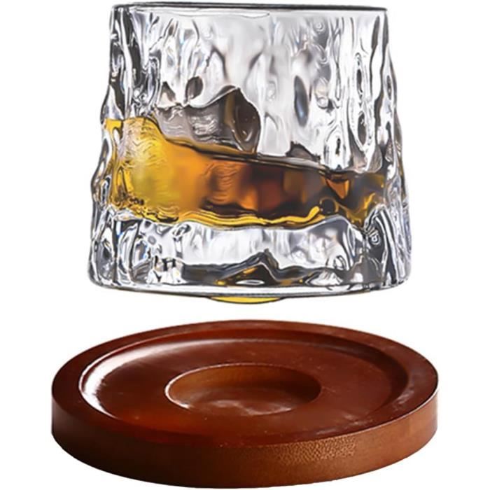 Lot De 2 Verres à Whisky Old Fashioned En Cristal - 11 Oz, Design Facetté, Sans Plomb, Pour Cocktails Et Dégustation