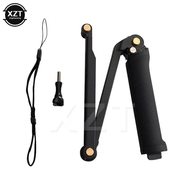 Perche à Selfie/Trépied Aluminium Avec Télécommande Bluetooth - Extensible 19.6-79.5 Cm - Compatible Smartphones & GoPro
