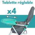 BAMBISOL Chaise Haute Fixe Bébé - Ultra Compacte et Légère, Tablette Amovible Réglable (Acrobates)-1