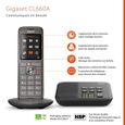 GIGASET Téléphone Fixe CL 660 A Duo Anthracite-1