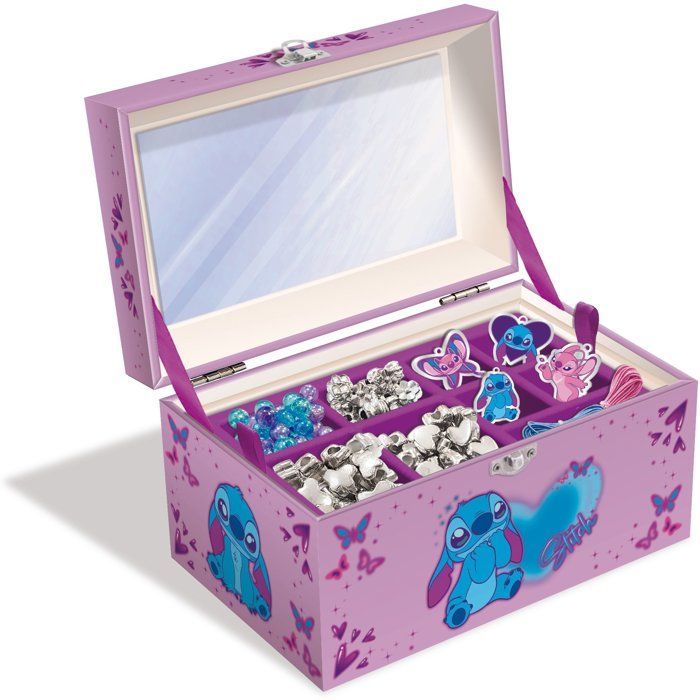 Jomdjmskes – Coffret 66 Perles Pour Bracelets D’amitié – Création Bijoux Stitch Et Licornes – Activité Manuelle Enfants – Cadeau Noël