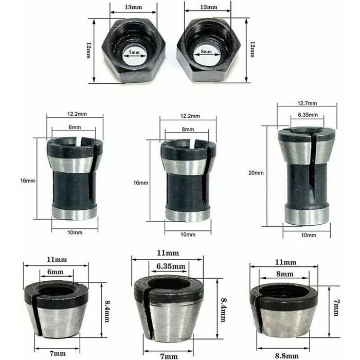 Alésoirs Machine CoCud - 2 Pcs, Diamètre 5,8mm Précision D4 - M35 Cobalt HSS - Pour Tour Et Perceuse