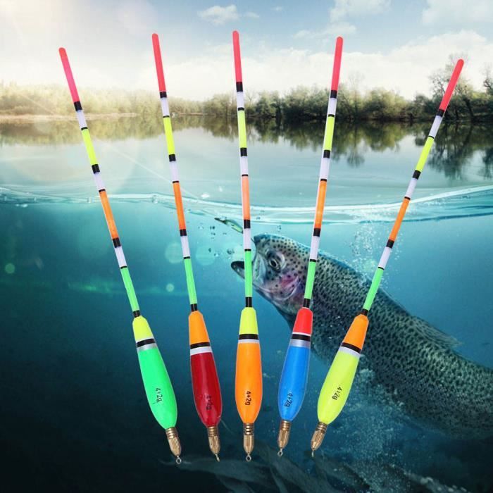 10 pièces flotteurs de pêche flotteurs ensemble bouée Bobber
