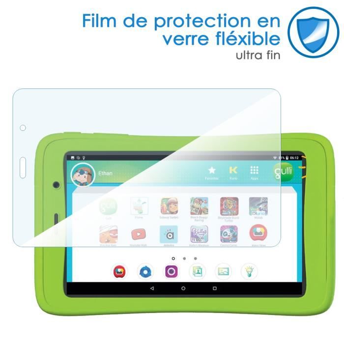 KARYLAX - Protection d'écran en Verre Fléxible, Dureté 9H, Anti-Rayures, Film Protecteur pour Tablette Enfant Gulli Kurio Ultra 7 pouces