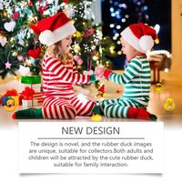 Calendrier De L'Avent 2025 – 24 Canards En Caoutchouc Décorés De Noël, Cadeau Ludique