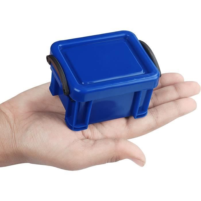 Bringer Ensemble de 6 mini-boîtes de rangement en plastique