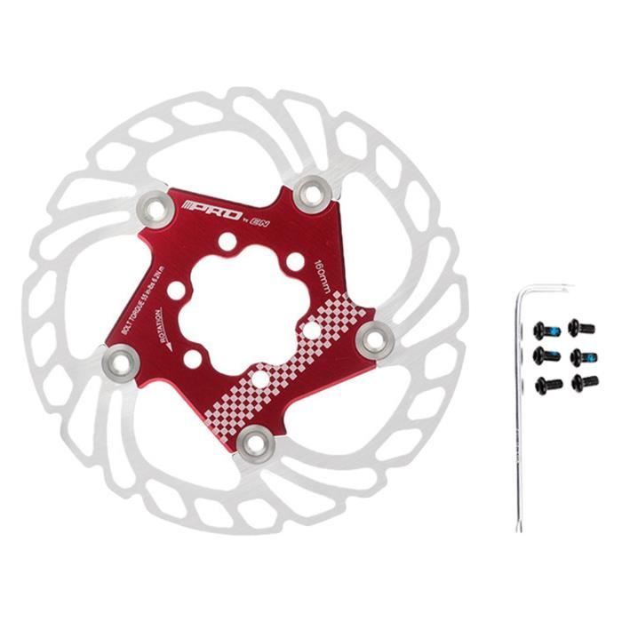 Kuuleyn Disque de Frein en Acier Inoxydable de vélo de Montagne, rotor de vélo en Acier Inoxydable, kit de Frein à Disque de vélo, freinage de plaquette de Frein de vélo(140mm Kuuleyn Disque de Frein en Acier Inoxydable de vélo de Montagne, rotor de vélo en Acier Inoxydable, kit de Frein à Disque de vélo, freinage de plaquette de Frein de vélo(140mm