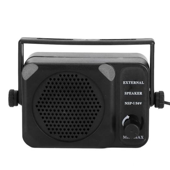Haut-Parleur Externe Pour Radio CB Voiture - Compatible HF VHF UHF, Cable 3m