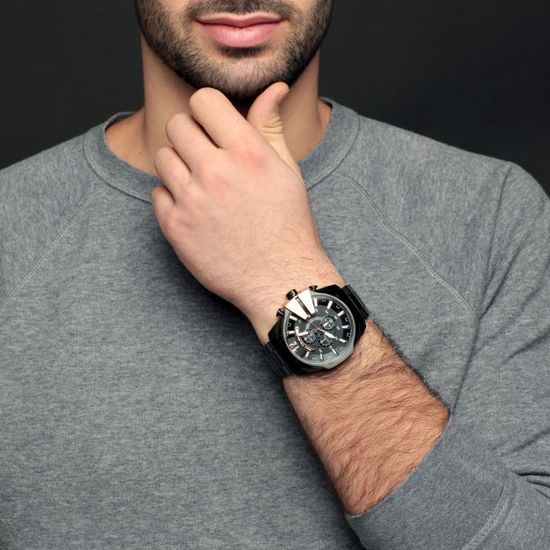 DIESEL Montre DZ4309 Homme Noir, Chic - Achat/vente montre - Cdiscount
