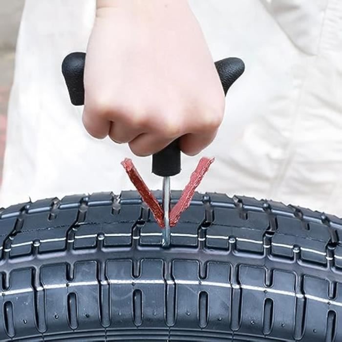 20 Pièces Mèche pneu,Colle meche pneu,Mèche reparation pneu