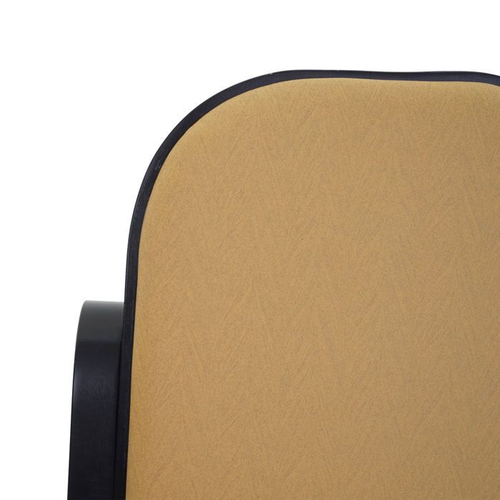 Fauteuil à bascule jaune pas cher