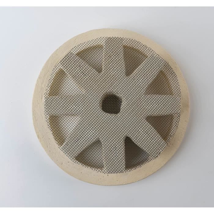 Grille d'aération et ventilation ronde en tuf de Matera, pour tuyau 120 ...