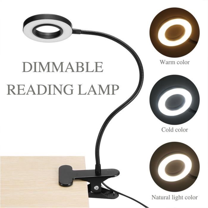 Tenglang Lampe pour moniteur d'ordinateur Lampe LED à gradation de lumière  Lampe de bureau à pince USB Lampe de lecture pour écran d'ordinateur  portable Table lumineuse : : Luminaires et Éclairage