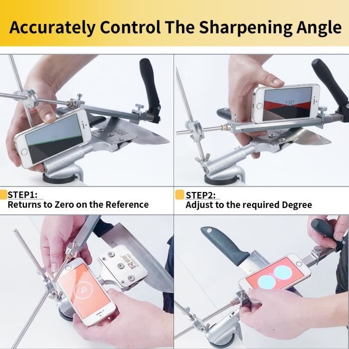 Aiguiseur De Couteaux 3 Modules à Angle Fixe - 65W, Made In Germany, Neuf Sous Emballage