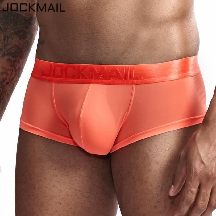 Homme Sexy Ultra-Fin Respirant Boxer Slip Solide sous-Vêtement M