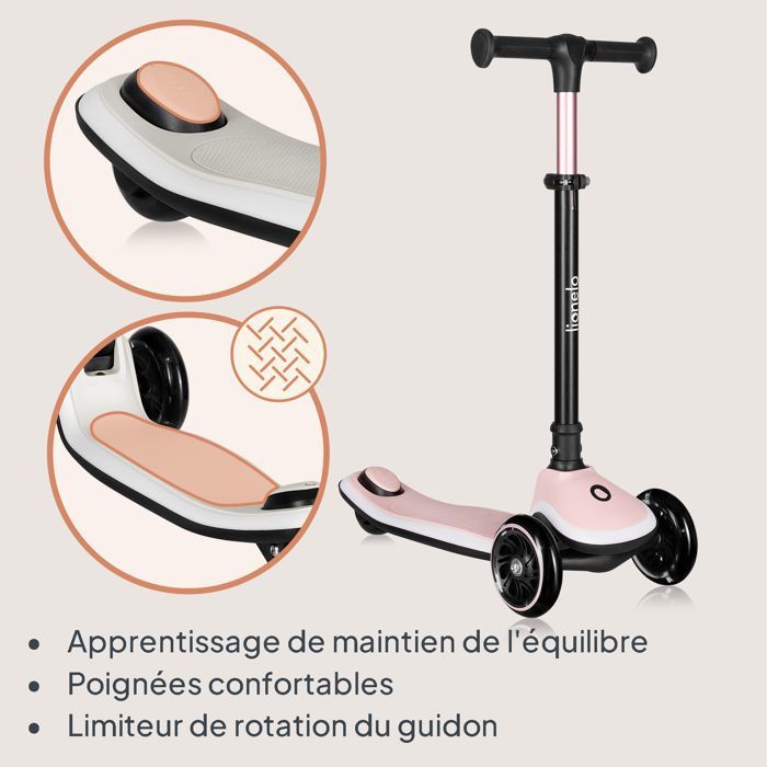 Trottinette enfant Lionelo Timmy - Trottinette d'équilibre pour enfants - à partir de