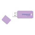 Clé USB INTEGRAL Pastel - 16 Go - USB 2.0 - Lavande-0
