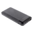 Powerbank compact / Batterie nomade - USB-A/C 10 000 mAh - Smartphone/Tablette - Noir - Zenitech-0