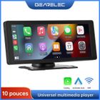 Autoradio Portable 10 pouces GEARELEC avec Carplay Android Auto WiFi Bluetooth FM