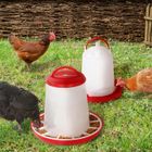 FUNCOCO Mangeoire à Volaille En Plastique 3 Kg - Pour Poules Et Canards, Suspendue Ou Sol
