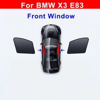 Pare-soleil et rideaux d'intérieur pour BMW X1,F48,X3,F25,G01,E83,E84,X5,X6,accessoires de voiture- X3 E83 Front Window