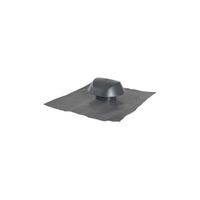 Nicoll – Chapeau de ventilation avec collerette d'étanchéité Ø125 mm anthracite - Atemax