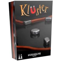 Jeu de société - BORDELINE - Kluster - Jeu d'aimants rapide et stratégique - 24 pierres aimantées