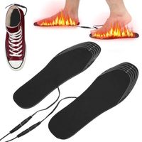 Semelles chauffantes pour chaussures Tapis chauffant pour sports de plein air Hiver USB (L (41-45) ) HB057
