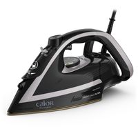 CALOR, Fer à repasser vapeur PUREGLISS, 3000 W, débit vapeur 50g/min, Fonction pressing 280 g/min, Noir, FV8062C0