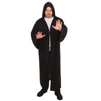 Costume adulte homme noir avec cape de sorcier - PTIT CLOWN - REF/22160 - Halloween - Taille L/XL