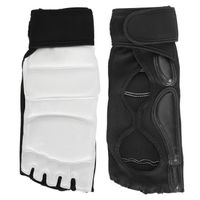 VGEBY Soutien de la cheville 2 pièces Taekwondo pied garde boxe Protection cheville Support pour sport materiel Noir Blanc S 30-33